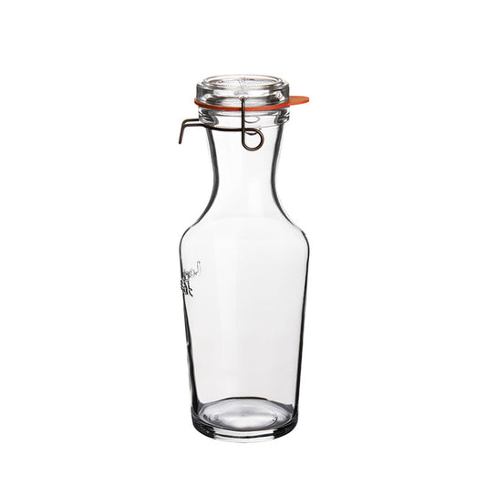 Italian Premium Canning & Juice Jar | 34oz | Lock-Eat | Set of 6 - Luigi Bormioli USA