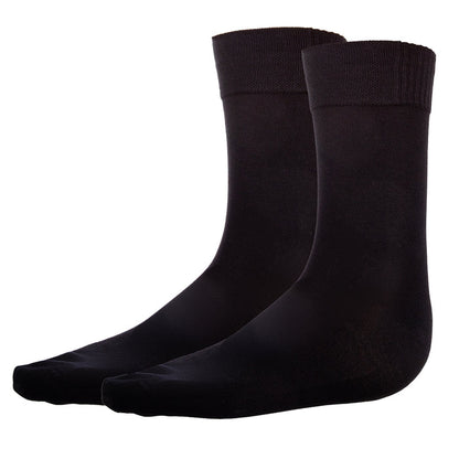 Lot de 2 paires de chaussettes homme Noir Dim Bambou