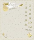 Louisiana Baby Pelican Milestones Panel