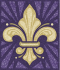 LSU Fleur De Lis Panel