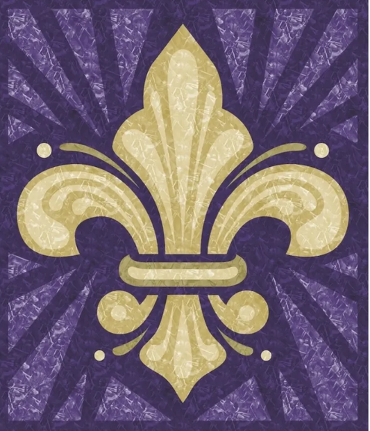 LSU Fleur De Lis Panel