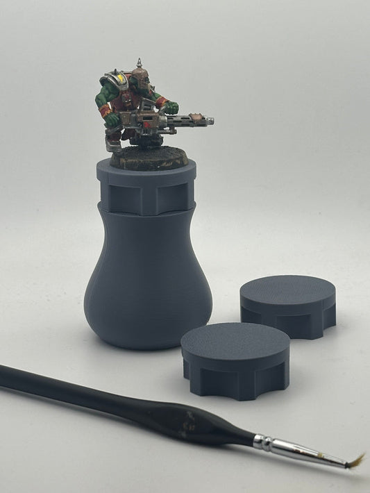 Magnet-Ready Miniature Painting Handle with 3 Interchangeable Tops – UK Delivery Included