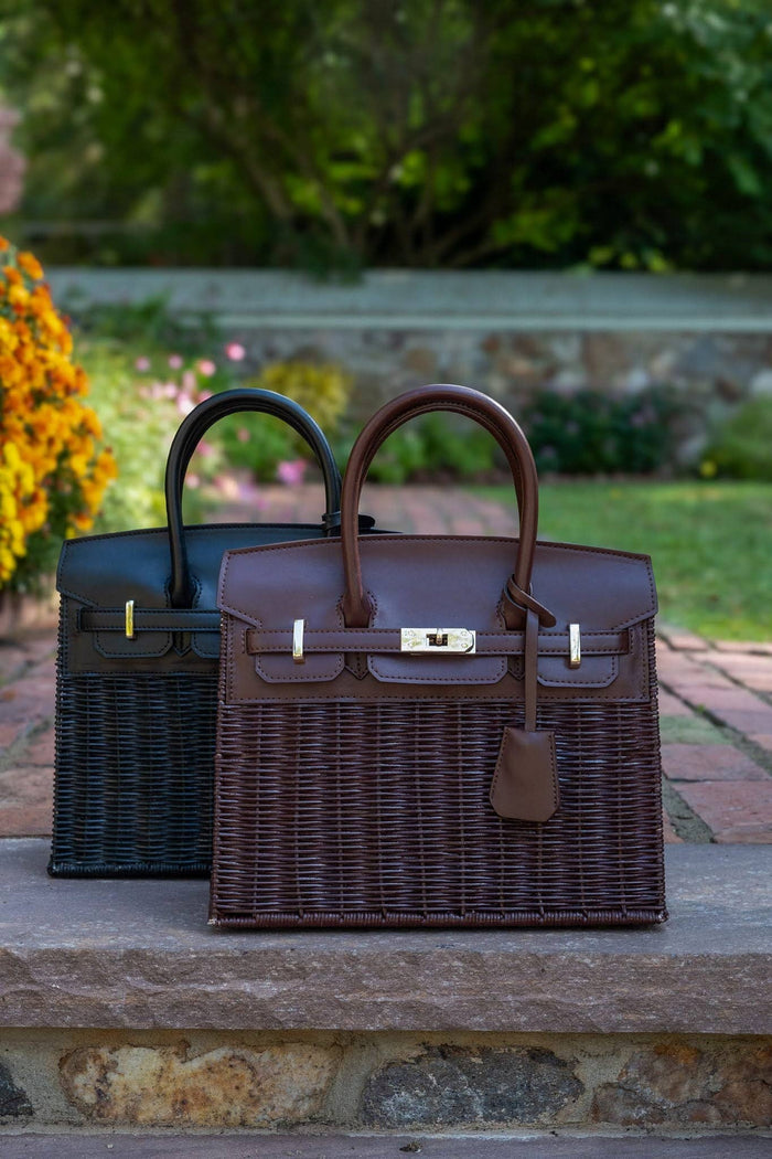 Margo Wicker Handbag- Solid Colors- WS