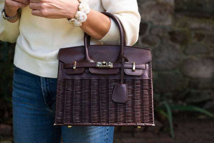 Margo Wicker Handbag- Solid Colors- WS