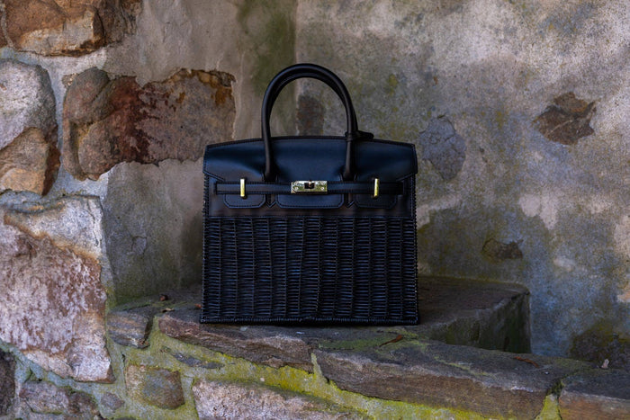 Margo Wicker Handbag- Solid Colors- WS