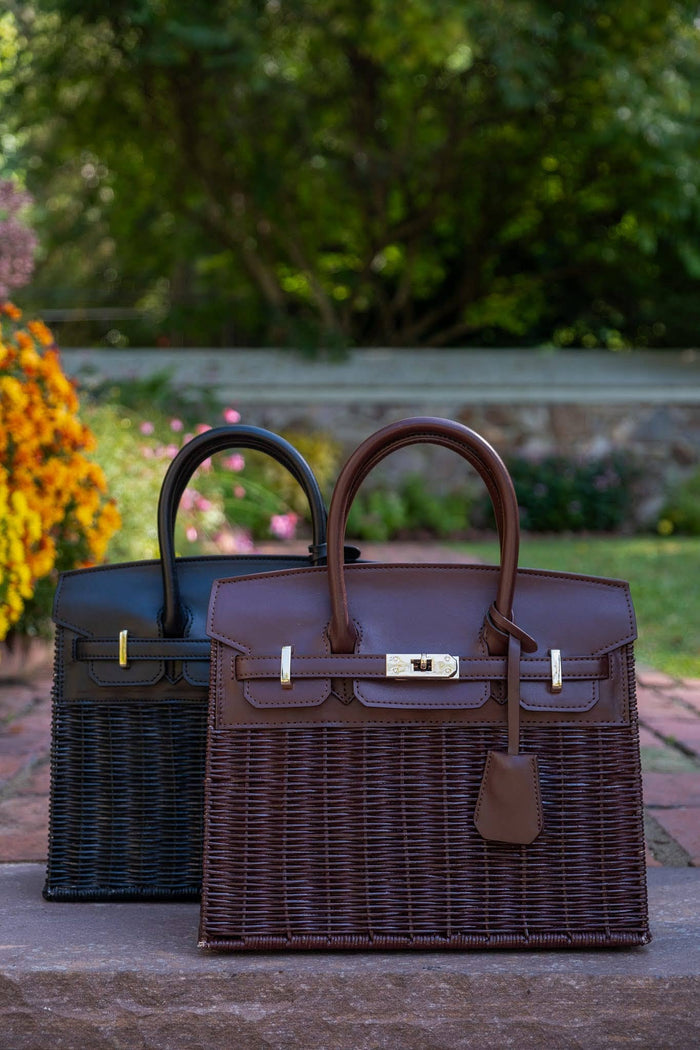 Margo Wicker Handbag- Solid Colors- WS