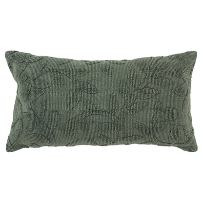 MATTHIESEN GREEN  BOTANICAL MODERN INDUSTRIAL THROW PILLOW