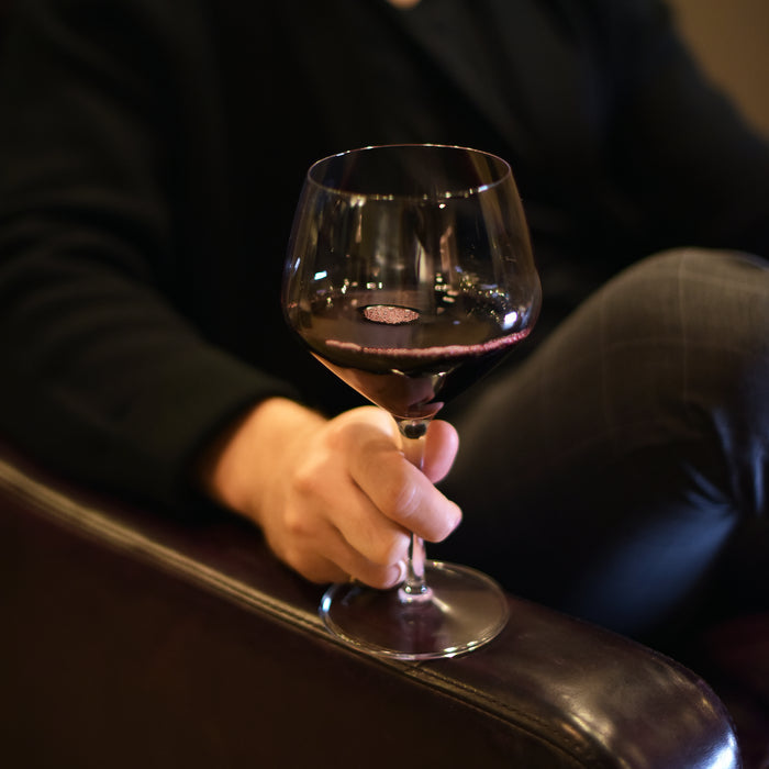 Italian Premium Burgunder Red Wine Glasses | 17oz | Michelangelo Masterpiece | Set of 4 - Luigi Bormioli USA