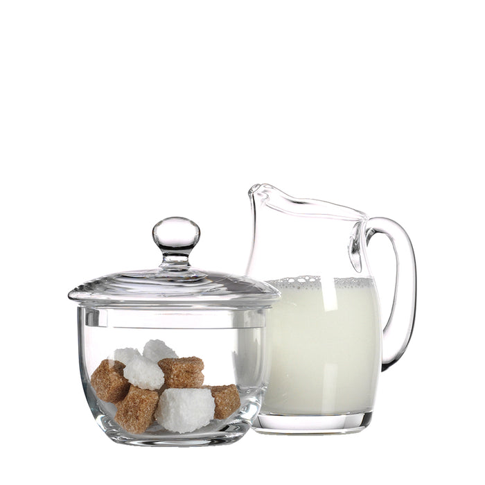 Premium Sugar and Creamer Set | Michelangelo | 2 Pieces - Luigi Bormioli USA