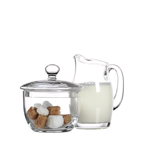 Premium Sugar and Creamer Set | Michelangelo | 2 Pieces - Luigi Bormioli USA