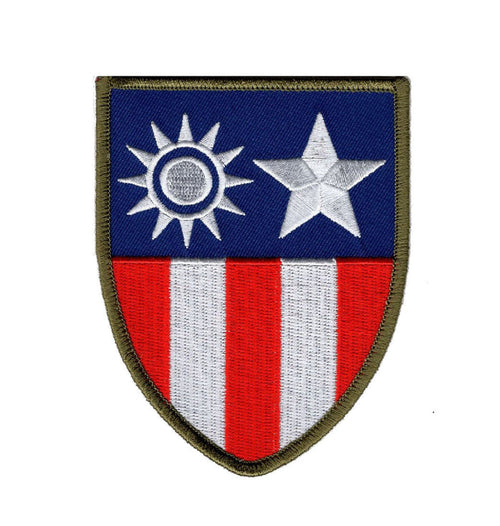 Miltacusa USA China Burma India CBI Theater Flying Tiger Patch (W1) Iron on Sew on