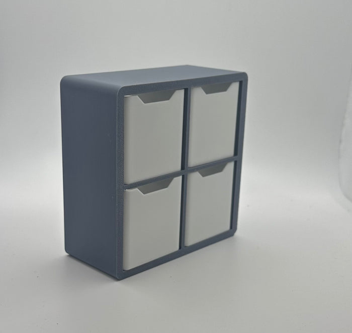 Miniature 4-Cube Dollhouse Storage Shelf - UK delivery included.