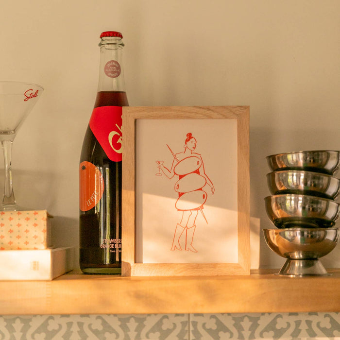 Miss Martini Mini Art Print
