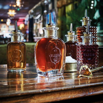 Italian Premium Dash Bottle Elixir No.1 | 3.5oz | Mixology | Set of 6 - Luigi Bormioli USA