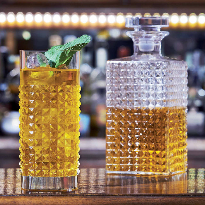 Italian Premium Elixer Highball Glasses | 16.25oz | Mixology | Set of 4 - Luigi Bormioli USA