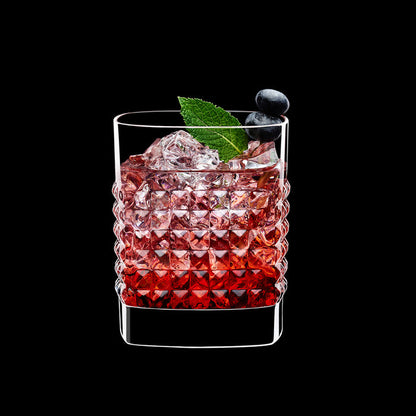 Italian Premium Elixir DOF Whiskey Glasses | 12.75oz | Mixology | Set of 4 - Luigi Bormioli USA