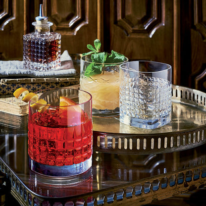 Italian Premium Elixir DOF Whiskey Glasses | 12.75oz | Mixology | Set of 4 - Luigi Bormioli USA