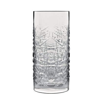 Italian Premium Textures Highball Glasses | 16.25oz | Mixology | Set of 4 - Luigi Bormioli USA