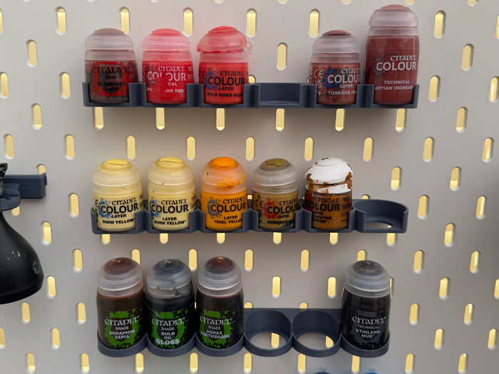 Modular Citadel Paint Rack SKÅDIS Compatible 30 Paint Storage Bundle