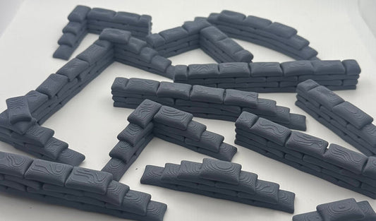 Modular Sandbag Terrain Set – 24 Piece Line of Sight Blocking Cover - UK delivery included.