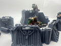 Modular Sci-Fi Platform & Barricade Terrain Set for Tabletop Wargaming
