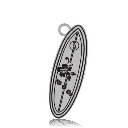 Moonstone Stone Bracelet with Ride the Wave Sterling Silver Charm