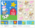 Multi Twinkle, Twinkle, You're My Star! Small Quilt and Book Panel 36in