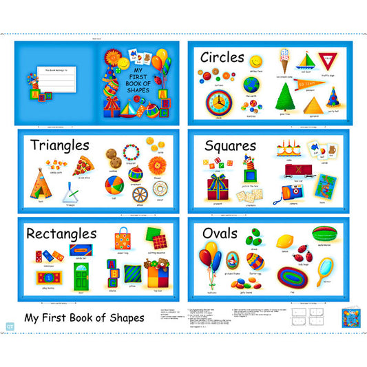 My First Book of Shapes Book Panel
