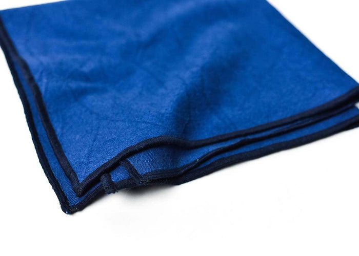 Navy Color Block Napkins Set of 4