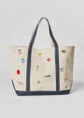 New York City Icons Tote – Embroidered Canvas Bag | Feste