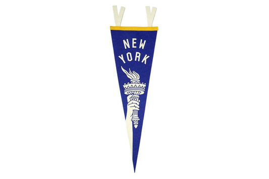 New York Torch Pennant • United By Blue x True Hand Society x Oxford Pennant Original