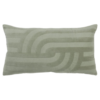 NYHOLM GREEN ABSTRACT MODERN INDUSTRIAL  THROW PILLOW
