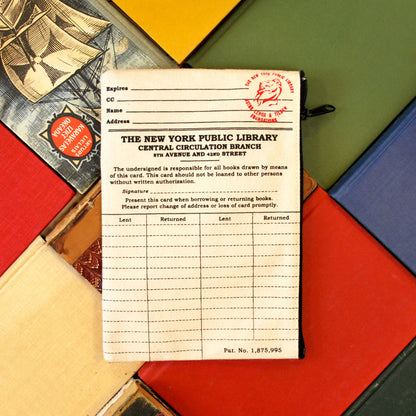 NYPL Library Card Pouch - The New York Public Library Shop