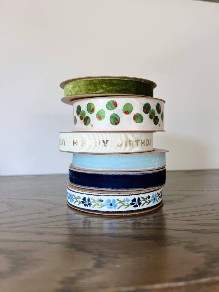 Olives Satin Ribbon