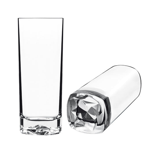 Italian Premium Highball Glasses | 15oz | On The Rocks | Set of 4 - Luigi Bormioli USA
