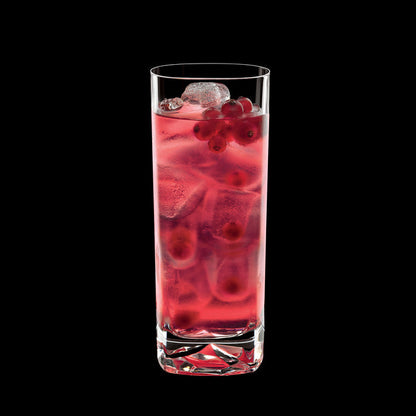 Italian Premium Highball Glasses | 15oz | On The Rocks | Set of 4 - Luigi Bormioli USA