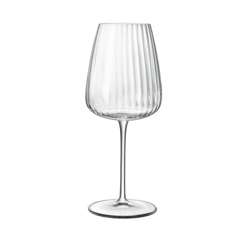 Italian Premium Chardonnay White Wine Glasses | 18.5oz | Optica | Set of 4 - Luigi Bormioli USA