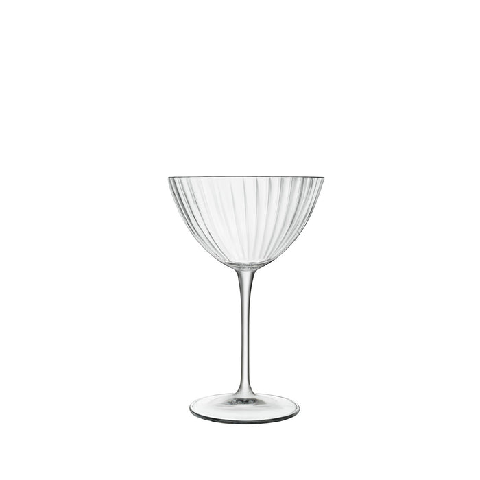 Italian Premium Martini Glasses | 7.5oz | Optica | Set of 4 - Luigi Bormioli USA