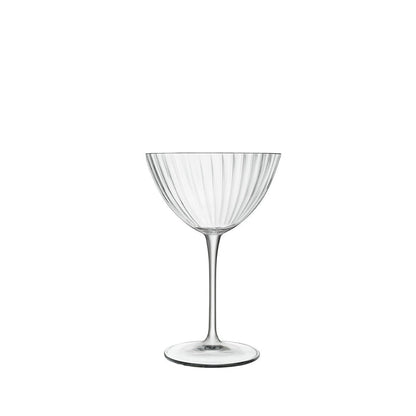 Italian Premium Martini Glasses | 7.5oz | Optica | Set of 4 - Luigi Bormioli USA