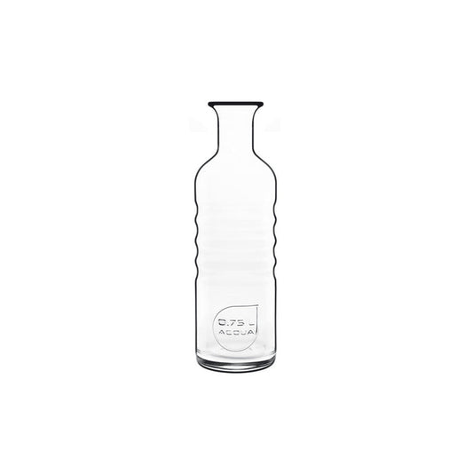 Italian Premium Glass Water Bottle | 25.25oz | Optima | 1 Piece - Luigi Bormioli USA