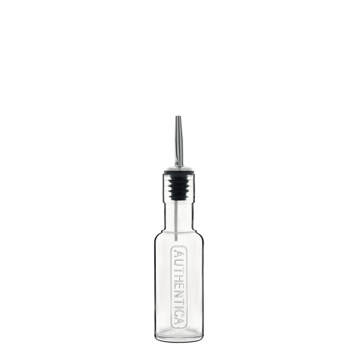 Italian Premium Authentica Glass Bottle with Pourer | 4.5oz | Optima | 1 Piece - Luigi Bormioli USA