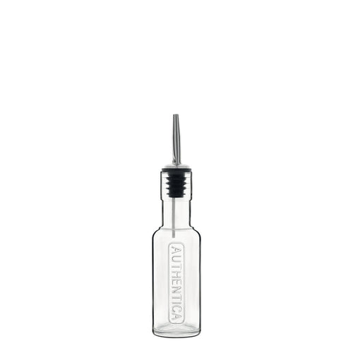 Italian Premium Authentica Glass Bottle with Pourer | 4.5oz | Optima | 1 Piece - Luigi Bormioli USA