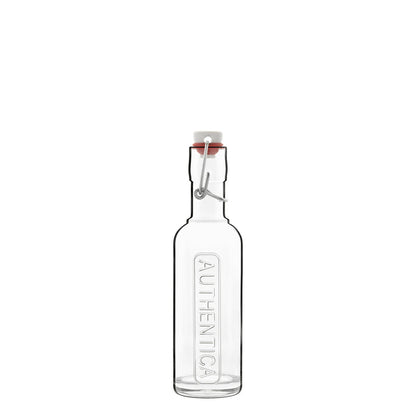 Italian Premium Authentica Glass Bottle with Steel Airtight Closure | 8.5oz | Optima | 1 Piece - Luigi Bormioli USA