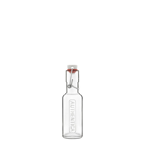 Italian Premium Authentica Glass Bottle with Steel Airtight Closure | 4.5oz | Optima | 1 Piece - Luigi Bormioli USA