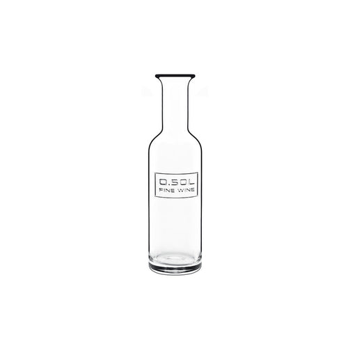 Italian Premium Glass Wine Bottle | 17oz | Optima | 1 Piece - Luigi Bormioli USA