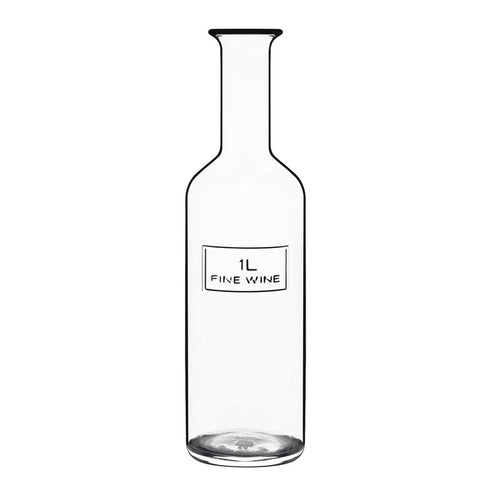 Italian Premium Glass Wine Bottle | 34oz | Optima | 1 Piece - Luigi Bormioli USA