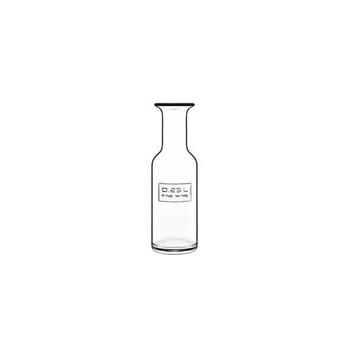 Italian Premium Glass Wine Bottle | 8.5oz | Optima | 1 Piece - Luigi Bormioli USA