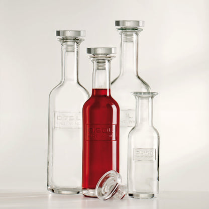 Italian Premium Glass Wine Bottle | 17oz | Optima | 1 Piece - Luigi Bormioli USA