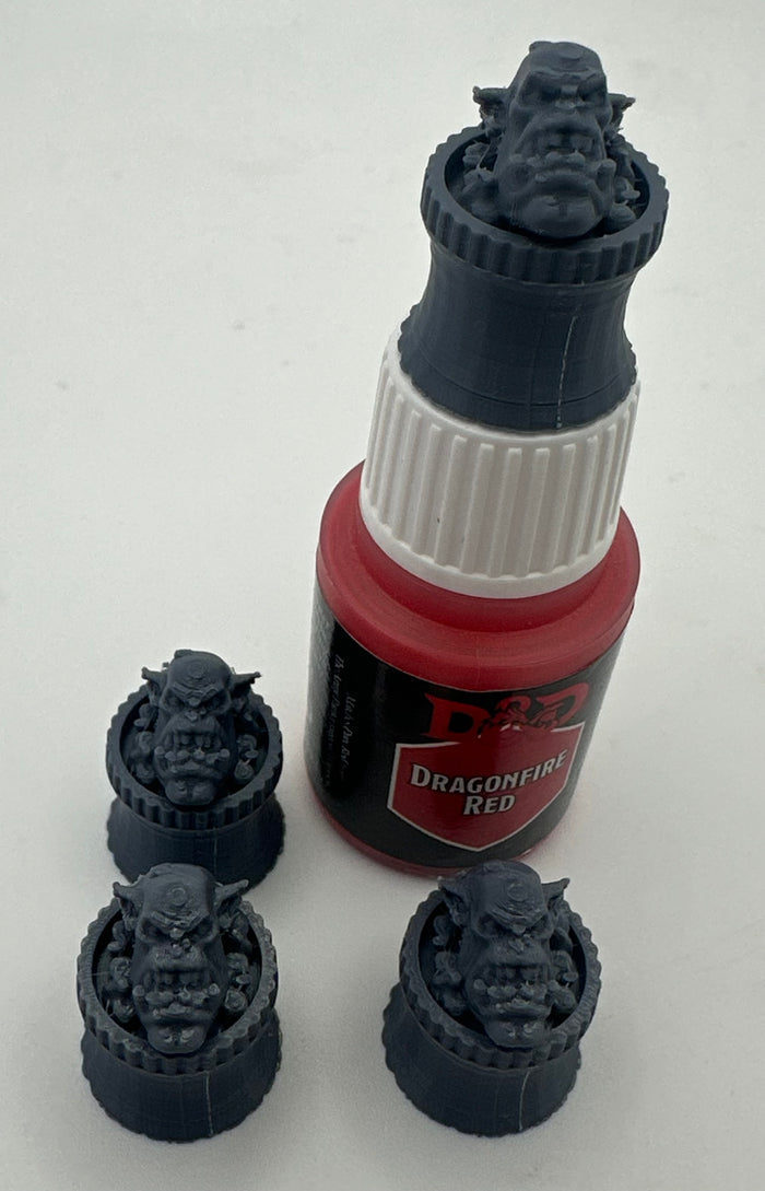 Orc Paint Bottle Cap Swatches | Dropper Bottle Paint Colour Markers