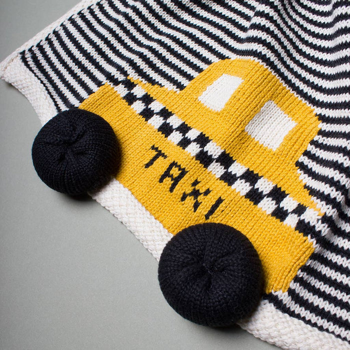Organic Taxi Lovey / Baby Security Blanket (Handmade)